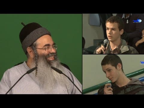 Dois ateus frente ao Rabino Amnon Yitzchak