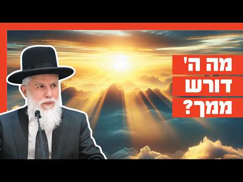 Раввин Замир Коэн — Что от тебя требует Всевышний?
