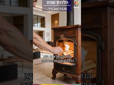 Пожар в Шаббат и свечи: Галахические указания
