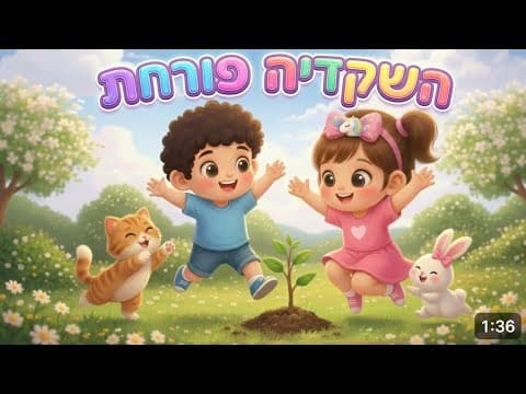 HaShkediya Porachat | Canción de Tu BiShvat con Tuti