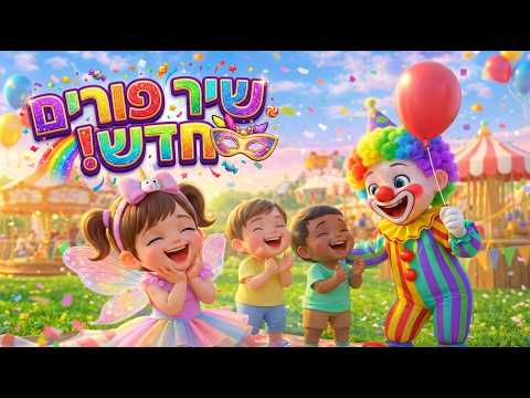 Happy Purim | Song about costumes and gift baskets | Tuti
