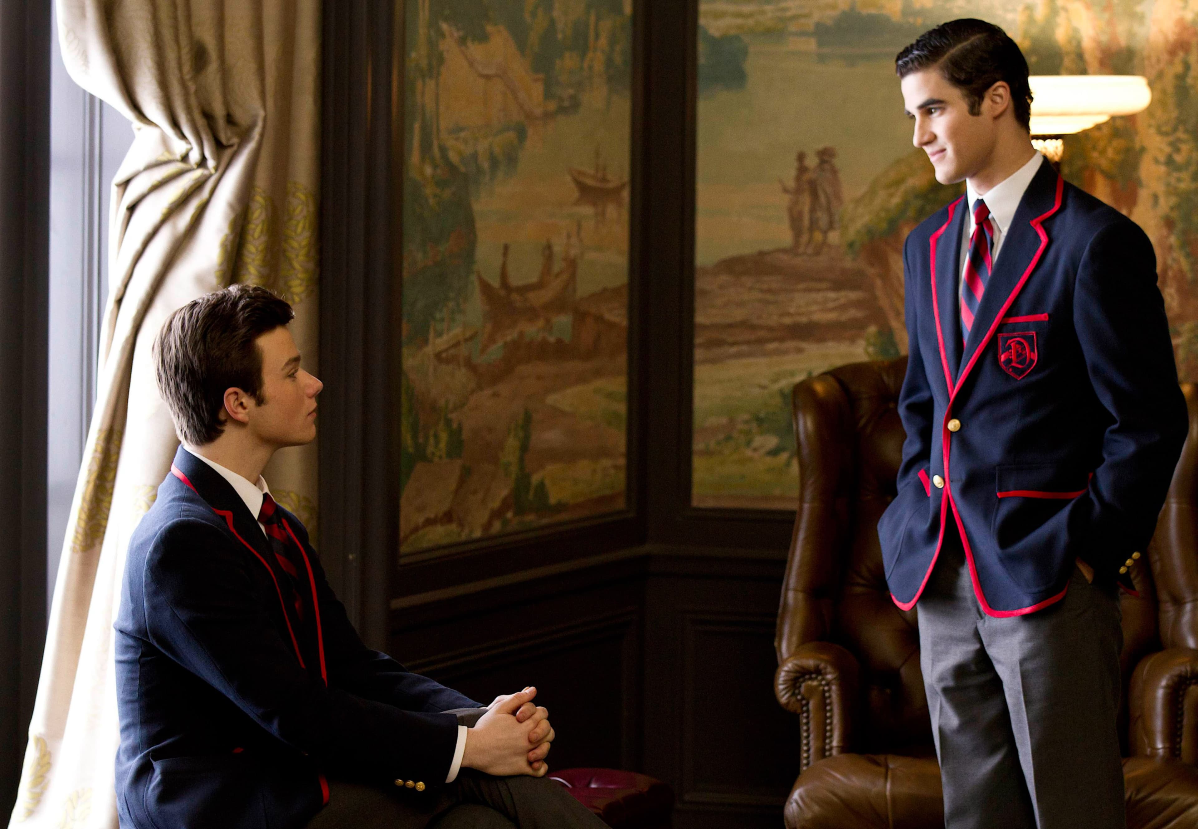 Reencuentro de Glee: Chris Colfer se une a Darren Criss en Londres