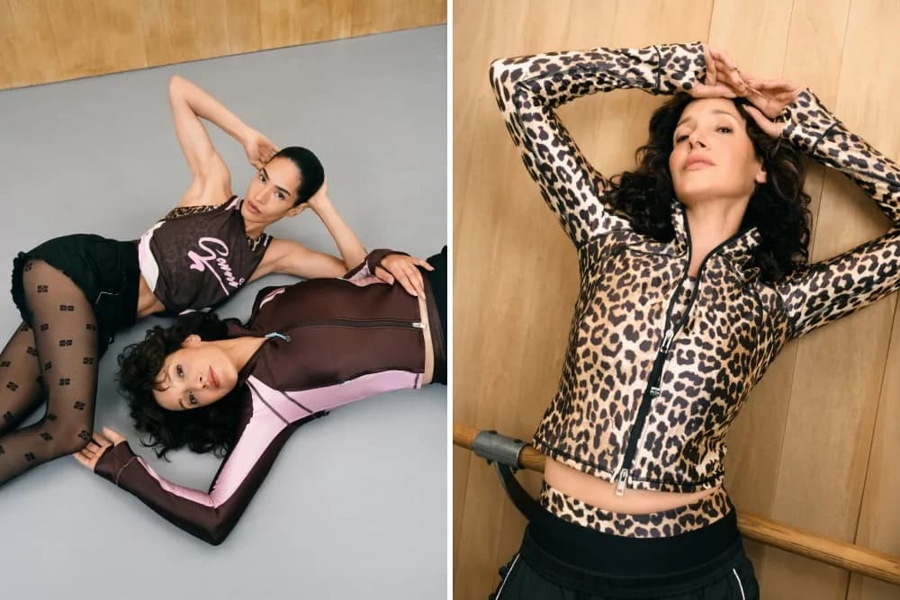 Ganni and Lululemon Team Up for 'Flashdance'-Inspired Collection