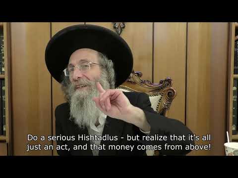 Rabbiner Elimelech Biderman: Paraschat Bereschit