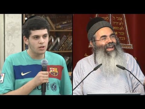 Atheist in einer humorvollen Debatte mit Rabbiner Amnon Yitzchak