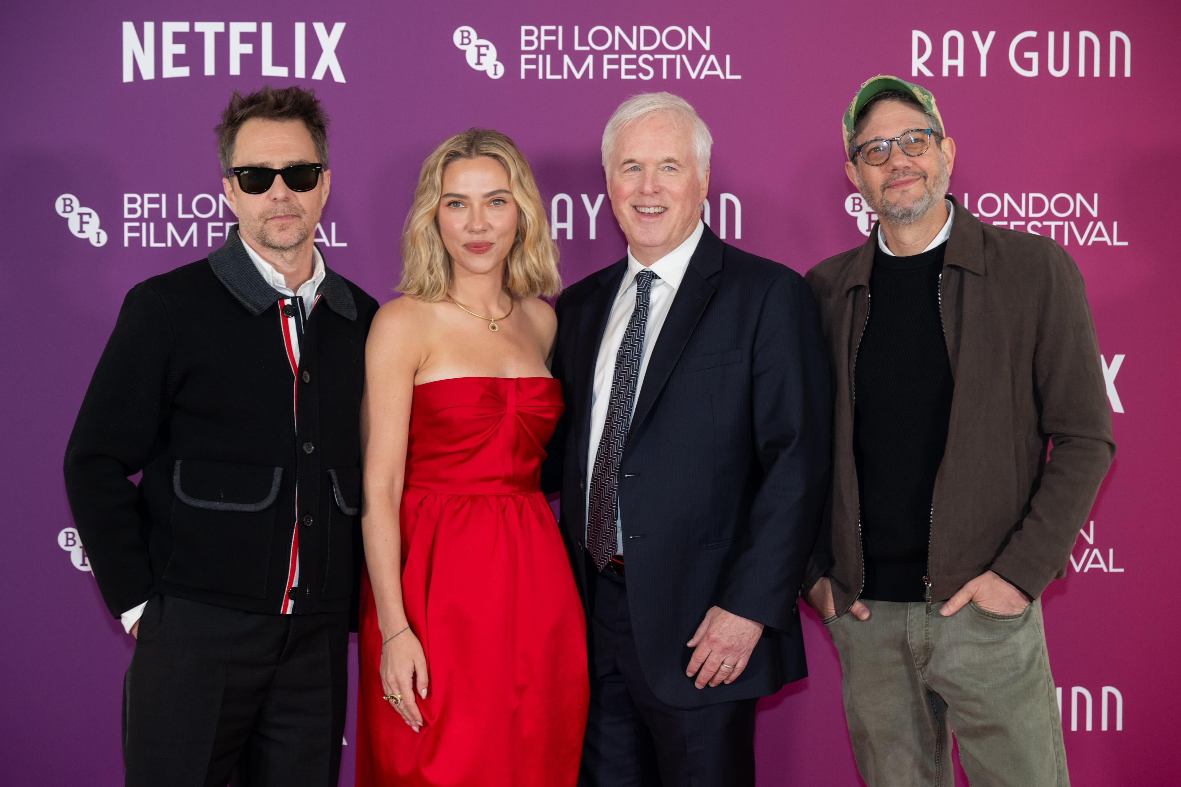 Scarlett Johansson and Brad Bird Celebrate 'Ray Gunn' in London